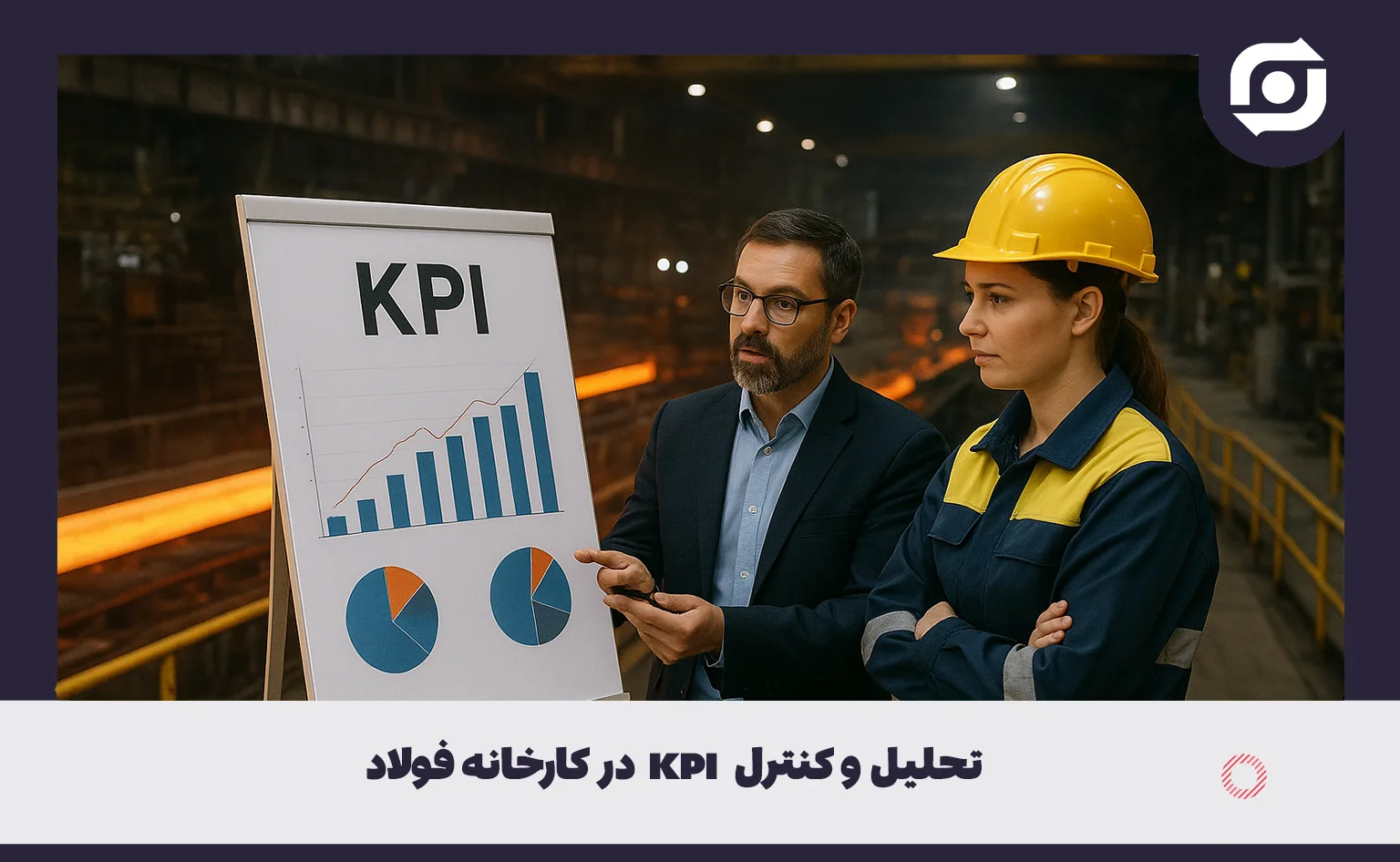 تحلیل و کنترل KPI در کارخانه فولاد